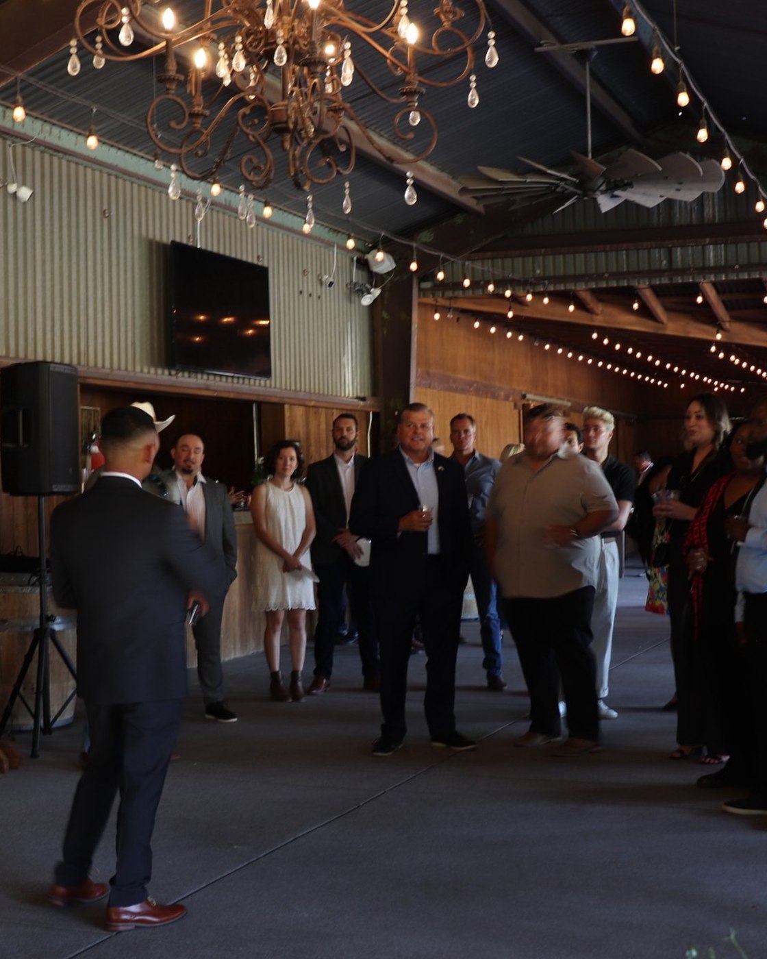 Members and guests gathered at an association event