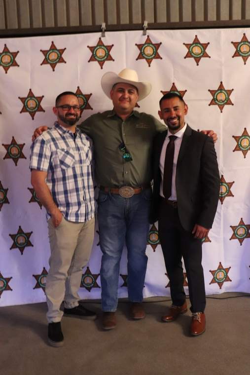 Members at an association awards event